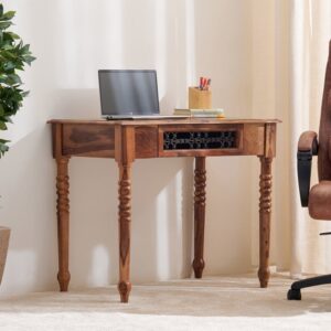 Kian Sheesham Wood Study Desk - Brown