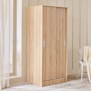 Alton 2-Door Sliding Wardrobe - Oak