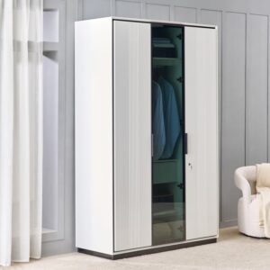Sterling 3-Door Wardrobe - White
